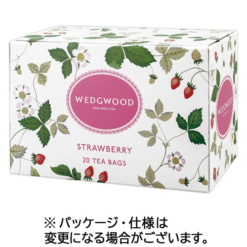 フィスカースジャパン　ウェッジウッド　ストロベリー　ティーバッグ　１箱（２０バッグ）