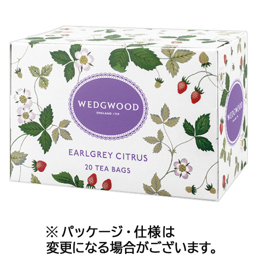 フィスカースジャパン　ウェッジウッド　アールグレイシトラス　ティーバッグ　１箱（２０バッグ）