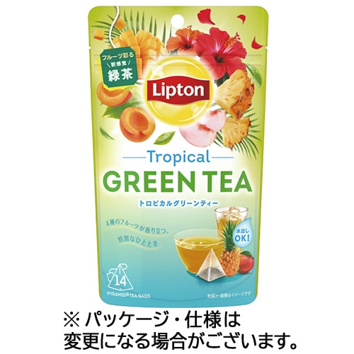 リプトン　グリーンティー　トロピカル　ティーバッグ　１パック（１４バッグ）