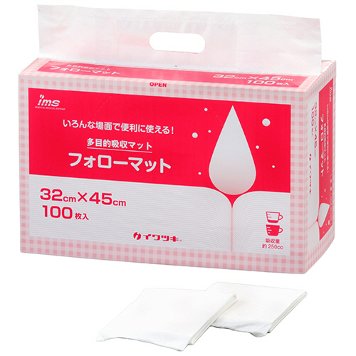 イワツキ　フォローマット　３２×４５ｃｍ　００４－４１７２８　１パック（１００枚）