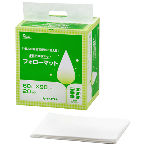 イワツキ　フォローマット　６０×９０ｃｍ　００４－４１７２９　１パック（２０枚）