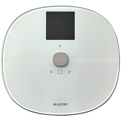 エレコム　Ｗｉ－Ｆｉ通信機能搭載　エクリア　体組成計　ホワイト　ＨＣＳ－ＷＦＳ０３ＷＨ　１台