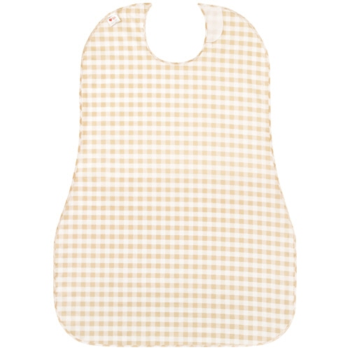 オオサキメディカル　プラスハート　食事用エプロン　ベージュ　１枚