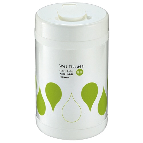 TANOSEE アルコール除菌ウェットティッシュ ボトル本体 1本(100枚)