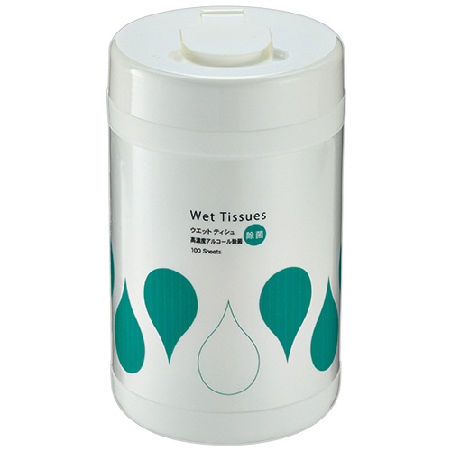TANOSEE 高濃度アルコール除菌ウェットティッシュ ボトル本体 1本(100枚)