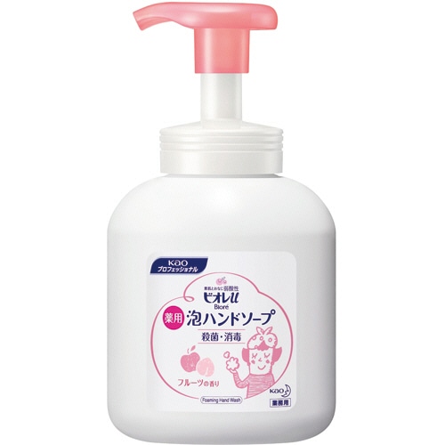花王 ビオレu 薬用泡ハンドソープ専用空ポンプボトル フルーツの香り 350ml 1本