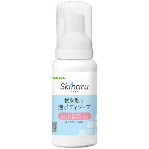 サラヤ　スキナル　拭き取り泡ボディソープ　８０ｍＬ　１本