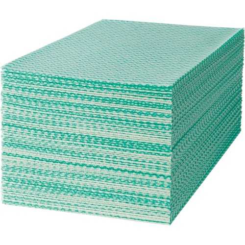 やなぎプロダクツ カウンタークロス 厚手 グリーン KT-028 1パック(60枚)