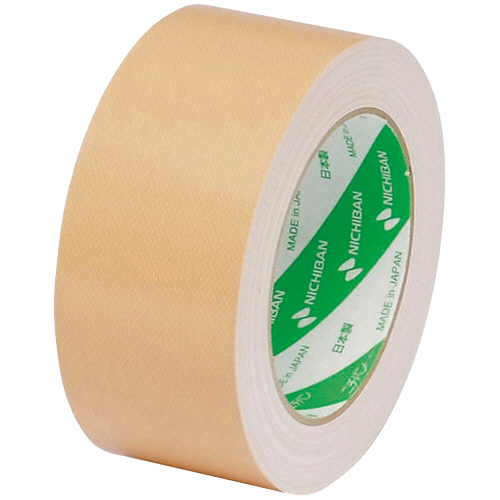 ニチバン　再生ＰＥＴ布粘着テープ　５０ｍｍ×２５ｍ　黄土　１５１Ｎ－５０　１巻