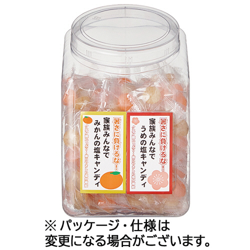 ふみこ農園　ボトル入　うめの塩・みかんの塩キャンディミックス　９００ｇ　１ケース