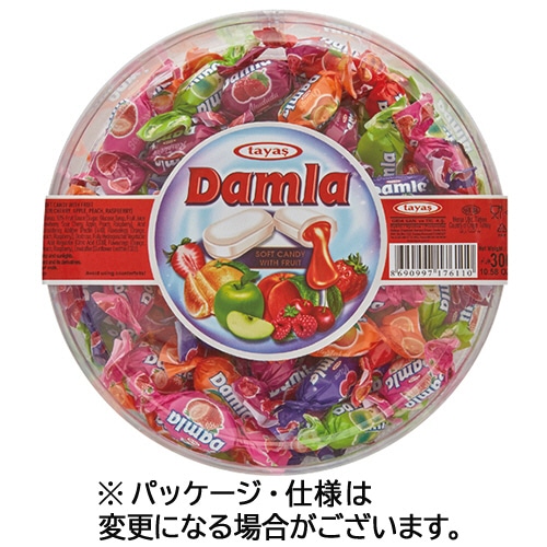 豊産業　タヤス　ダムラ　フルーツソフトキャンディアソート　３００ｇ　１ケース