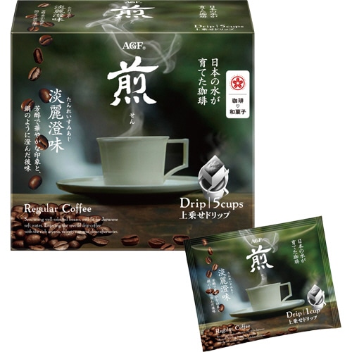 味の素AGF 煎(せん) 上乗せドリップコーヒー 淡麗澄味 10g 1箱(5袋)