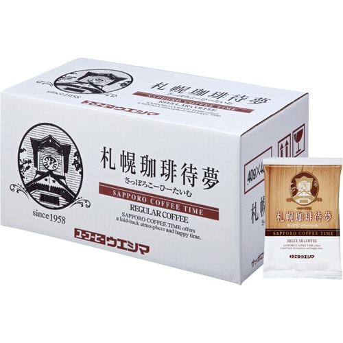 サッポロウエシマコーヒー 札幌珈琲待夢 40g(粉)/袋 1箱(40袋)