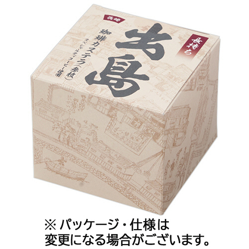 菓秀苑森長　カステラざんまい　長持ち　出島珈琲　１箱（３枚）