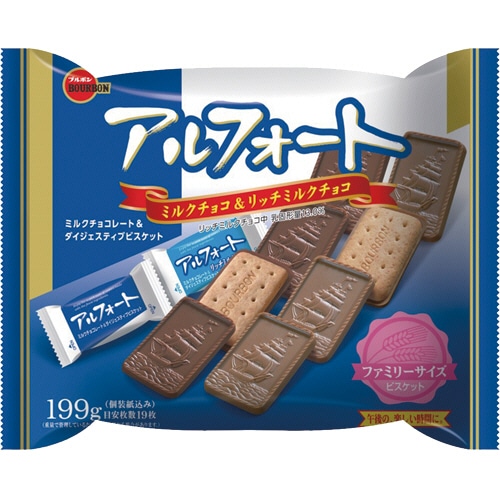 ブルボン アルフォート ファミリーサイズ 199g(約19枚) 1パック