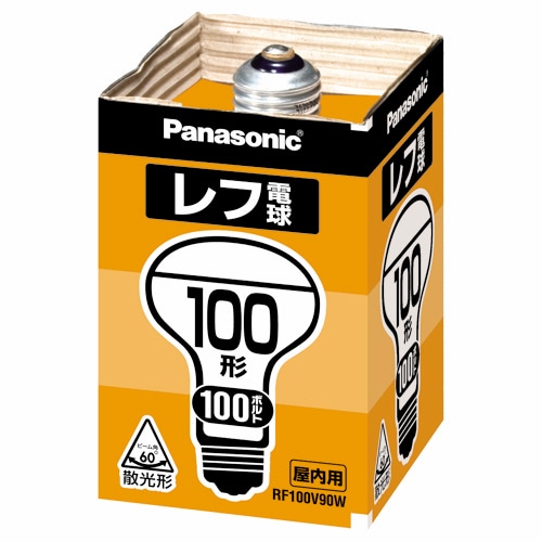 パナソニック レフ電球 屋内用 100W形 E26口金 ホワイト RF100V90W/D 1個