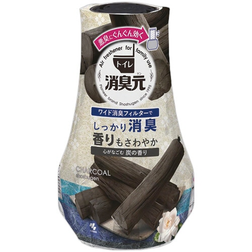 小林製薬　トイレの消臭元　心がなごむ炭の香り　４００ｍＬ　１個