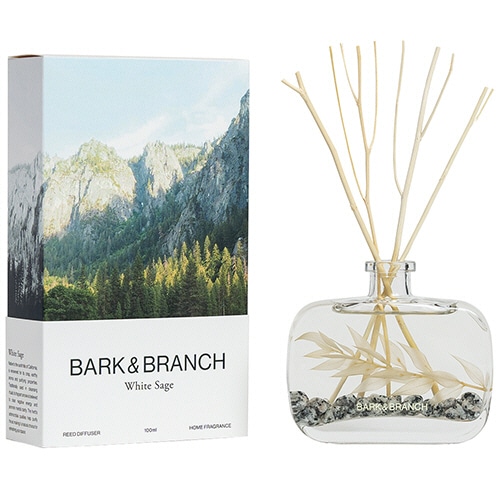 ユーロジャパンエレガンス　ＢＡＲＫ＆ＢＲＡＮＣＨ　リードディフューザー　ホワイトセージ　１００ｍＬ　ＩＤＢＫ０１０１　１セット
