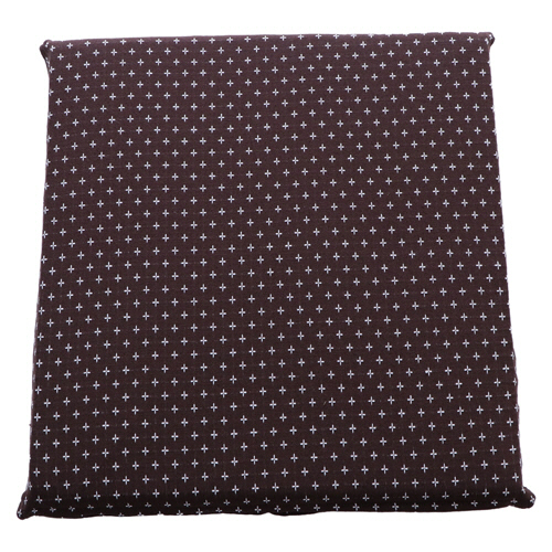 イケヒコ・コーポレーション　３層反毛座布団　詩織　ブラウン　５５×５９ｃｍ　１組（２枚）