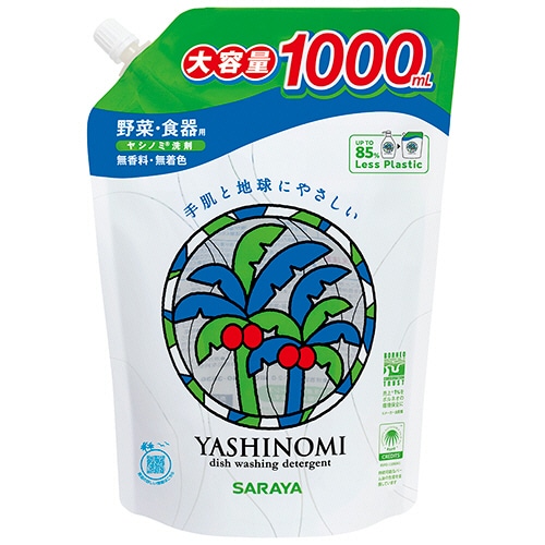 サラヤ　ヤシノミ洗剤　詰替用　スパウト　１０００ｍＬ　１個