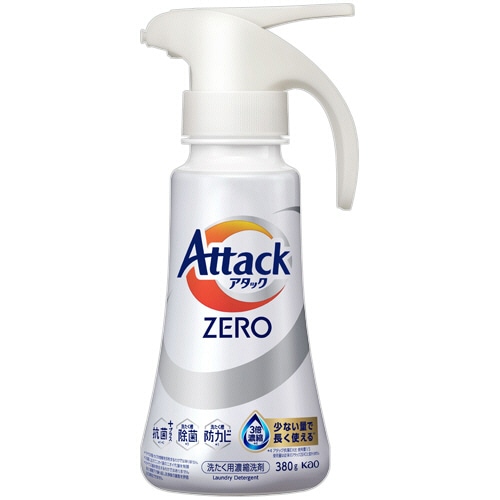 花王　アタックＺＥＲＯ　本体　ワンハンドタイプ　３８０ｇ　１個