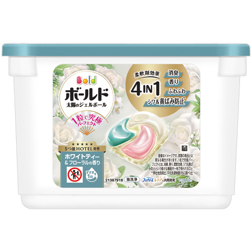Ｐ＆Ｇ　ボールド　ジェルボール　心弾けるホワイトティー＆フローラルの香り　本体　１パック（１３個）