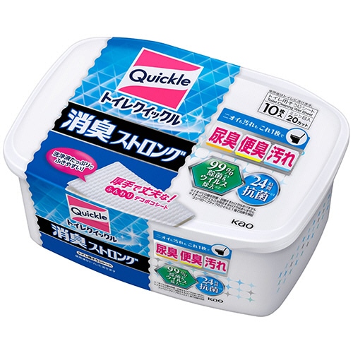 花王 トイレクイックル 消臭ストロング 本体 1個(10枚)