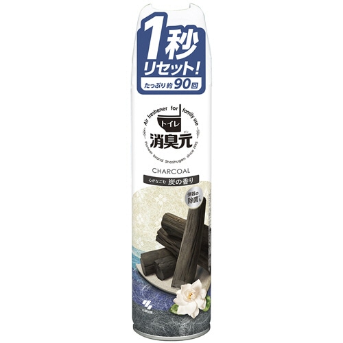 小林製薬 トイレの消臭元スプレー 心なごむ炭 1本