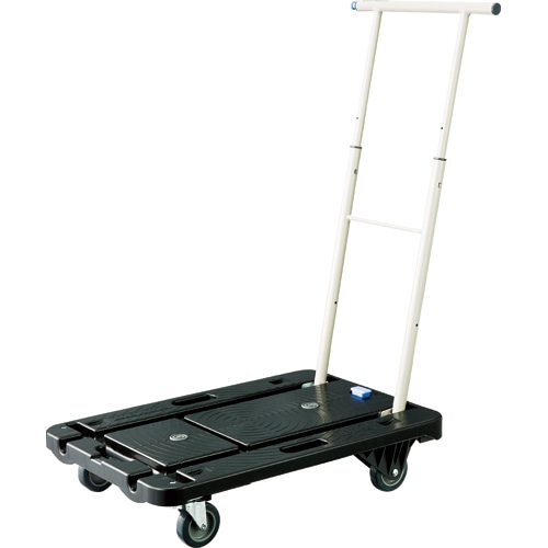 ナンシン 樹脂運搬車 コンパクトキャリー W385×D600×H820mm 100kg荷重 CC-211K 1台