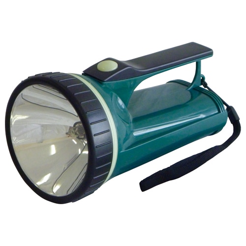 オーム電機 ハロゲン強力ライト 単1形4本付 16000Lx 防滴仕様 ST-409 1台