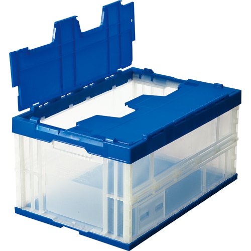 積水マテリアルソリューションズ エコタイプ オリタタミコンテナ ふた付 75L STSF7DB 1台