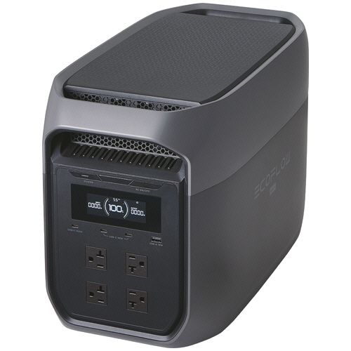 エコフロー　ポータブル電源　ＤＥＬＴＡ　３　ＭＡＸ　２０４８Ｗｈ　ＥＦＤ３Ｍ－Ｇ－ＪＰ　１台