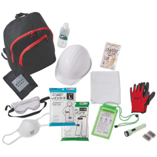 ハピラ　ＥＭＥＲＧＹ　噴火対策セット（帰宅支援ｖｅｒ．）　ＦＮＫ－０１－０１　１組