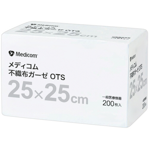 メディコム・ジャパン　メディコム　不織布ガーゼＯＴＳ　２５×２５ｃｍ　１パック（２００枚）