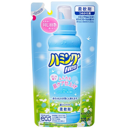 花王 ハミングNeo ホワイトフローラルの香り つめかえ用 320ml 1個