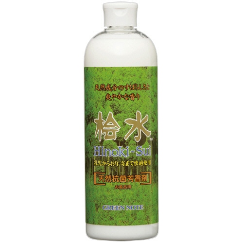 グリーンノート　お風呂用　天然抗菌芳香剤　桧水（ひのきすい）　５００ｍＬ　１本