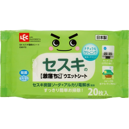 レック セスキ電解水シート C00172 1パック(20枚)