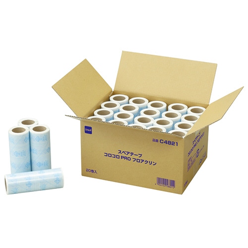 ニトムズ コロコロPROフロアクリン スペアテープ 幅160mm×50周巻 C4821 1ケース(20巻)