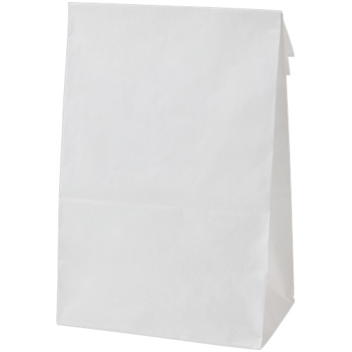 シモジマ　ＨＥＩＫＯ　ＮＦ耐油角底袋　１５－２８　白無地　＃００４１８１００８　１パック（１００枚）