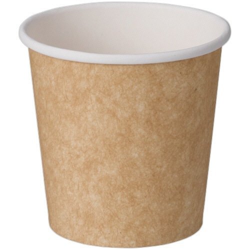 サンナップ　未晒しペーパーカップ　９０ｍＬ（３オンス）　Ｃ９０１００ＭＷ　１パック（１００個）
