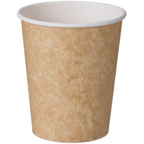 サンナップ　未晒しペーパーカップ　１５０ｍＬ（５オンス）　Ｃ１５１００ＭＷ　１パック（１００個）