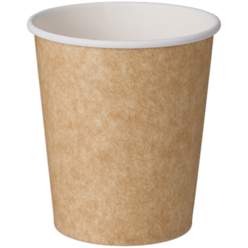 サンナップ　未晒しペーパーカップ　２０５ｍＬ（７オンス）　Ｃ２０１００ＭＷ　１パック（１００個）