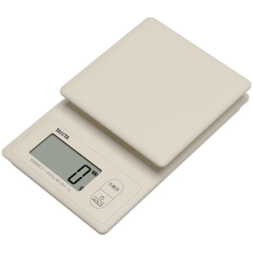 タニタ　洗えるスケール　ベージュ　ＫＷ－２０２　ＢＥ　１台