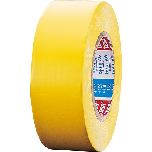 テサテープ ラインテープ 50mm×50m 黄 4169PV8-50キ 1巻
