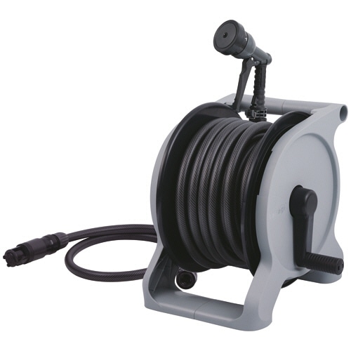 タカギ　ホースリール　オーロラＢＡＳＥ　２０ｍ　Ｒ１２２０ＧＹ　１台