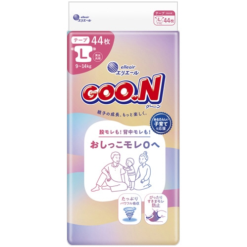 大王製紙　グーン　おしっこモレ０へ　Ｌサイズ　１パック（４４枚）