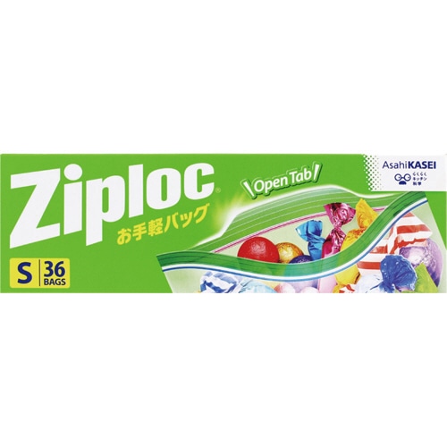 旭化成ホームプロダクツ ジップロック お手軽バッグ S 1箱(36枚)