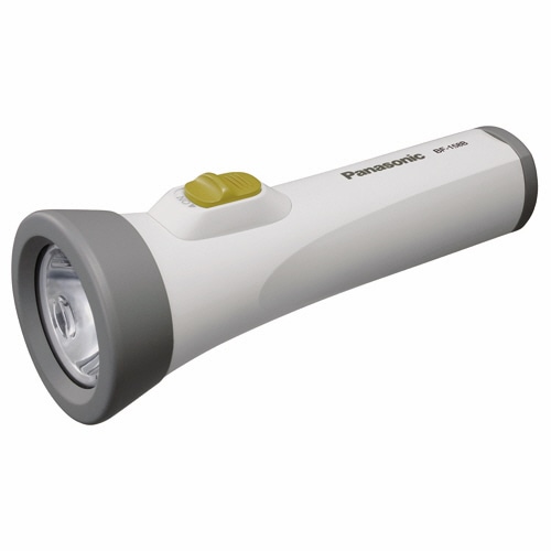 パナソニック エボルタ付きLEDライト 200Lx 生活防水 ホワイト 単1電池2個用 BF-158BK-W 1個