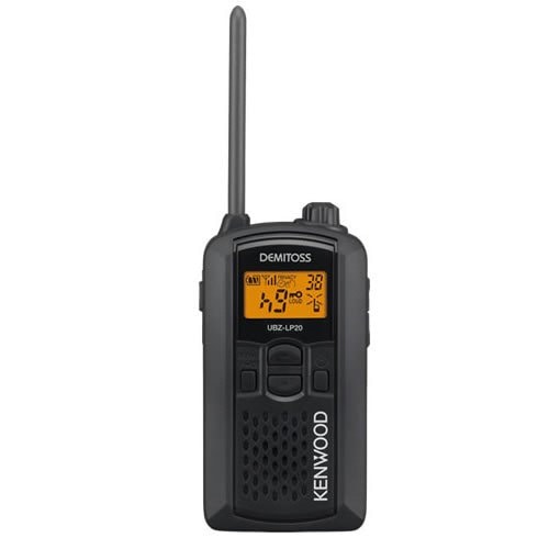 ケンウッド 特定小電力トランシーバー DEMITOSS ブラック UBZ-LP20B 1台