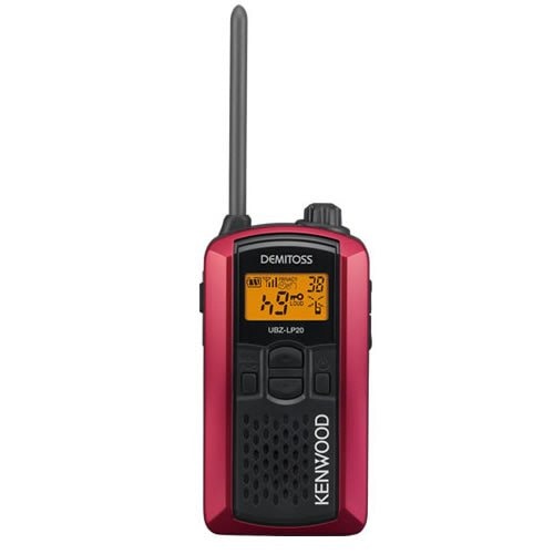 ケンウッド 特定小電力トランシーバー DEMITOSS レッド UBZ-LP20RD 1台